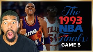 1993 NBA Finals Game 5 Chicago Bulls vs Phoenix Suns  Reaction [upl. by Henig]