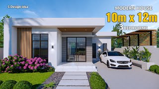 Amazing Modern House Design with Car parking  10m x 12m 3Bedrooms [upl. by Gustav]