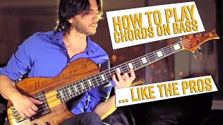 How to Play Chords on Bass like the Pros do it [upl. by Ferdy]