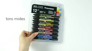 Les ProMarkers WinsorampNewton [upl. by Annaitat93]