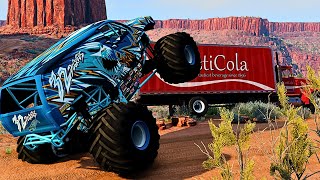 Extreme Cliff Jumping with YETI Trucks 🪂 Adrenaline Adventure [upl. by Carnay]