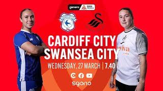 FULL MATCH  Cardiff City 40 Swansea City  Genero Adran Premier [upl. by Leile]