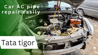 Car AC pipe repair easily [upl. by Atalayah73]