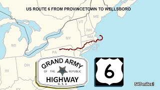 Provincetown MA to Wellsboro PA A Complete US Route 6 Road Trip [upl. by Garnes]