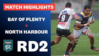 RD 2 HIGHLIGHTS Bay Of Plenty v North Harbour Bunnings NPC 2024 [upl. by Forelli]