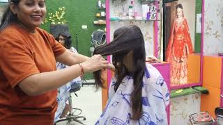 Advance extra volume layer steps cut for dry damage medium hair sangitabeautyworld [upl. by Lehcir]