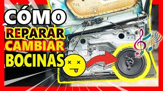 Como REPARAR o CAMBIAR BOCINAS Volkswagen JETTA  Desmontar panel lateral puerta JETTA Bora Clasico [upl. by Jaye]