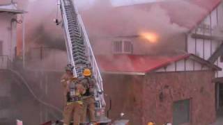 Park Theater Mall in Estes Park CO Ravaged By Fire [upl. by Einaffyt]