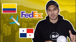 Como hacer envíos INTERNACIONALES por FEDEX  Envié mi carga aérea de COLOMBIA a PANAMÁ [upl. by Norabel]