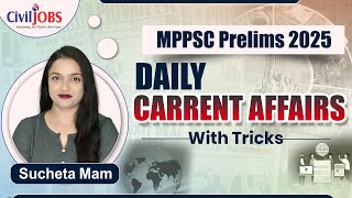 Current Affairs With Tricks  MPPSC NEW SYLLABUS  CIVILJOBS Lecture [upl. by Salsbury]