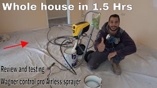 Wagner paint sprayer  Review and testing 350M [upl. by Johna]