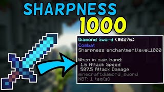 How to get Minecraft Enchantment level 1000 Sword [upl. by Trout344]