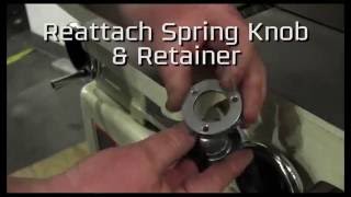 JET Jointer  Cutter Head Guard Adjustment [upl. by Daisy]