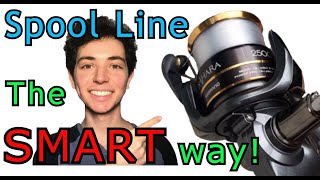 How to Calculate amp Spool EXACT amount of Line on your Fishing Reel [upl. by Nogras430]