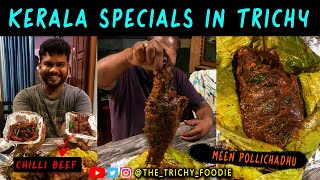 Kerala Special Meen Pollichadhu in Trichy  Chilli Beef  The Trichy Foodie keralafood [upl. by Afrika]