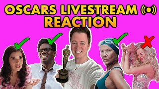 Oscar Nominations 2024 Reactions  LIVESTREAM [upl. by Mortie]