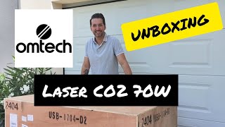 OMTech UNBOXING Laser CO2 70W Turbo series in 2024 [upl. by Marka]