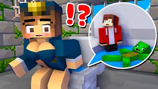 MAIZEN  TINY JJ and Mikey JAILBREAK Challenge  Minecraft Animation JJ amp Mikey [upl. by Grady524]