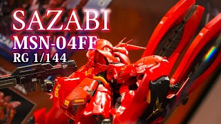 RG 1144 MSN04FF SAZABI  福岡サザビー display [upl. by Hiroshi]