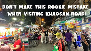 Khaosan Road BangkokOR IS IT 4K [upl. by Godred]