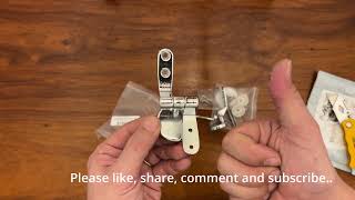 Unwrapping of DIY Home Toilet Seat Hinge Replacement from SUNMISS [upl. by Nyrroc2]