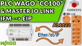 🔵✅COMUNICAR PLC CC100 WAGO amp MASTER IOLINK IFM VIA ETHERNET IP [upl. by Francesco]