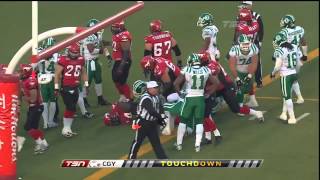 CFL WSF Recap Saskatchewan 30 Calgary 36 [upl. by Wilkens]