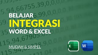 Integrasi Word dan Excel [upl. by Elitnahc]