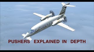 PUSHER AIRCRAFT Configuration EXPLAINED IN DEPTH [upl. by Gelasius]