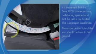 Car Seat Installation Evenflo Momentum 65™ SureLATCH® [upl. by Ahsiei]