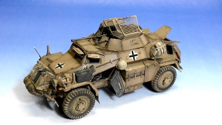 SdKfz 222  Leichter Panzerspähwagen Hobby Boss 135 Step by Step [upl. by Yrovi]