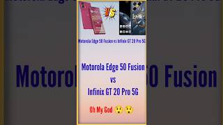 Motorola edge 50 fusion vs Infinix gt 20 pro ♥️mobile competition shorts viralshorts trending [upl. by Mccartan266]