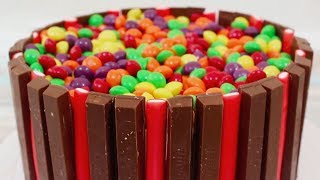 DIY Desserts Yummy Skittles Cake and More Tasty Cakes by Hooplakidz How To [upl. by Luisa]