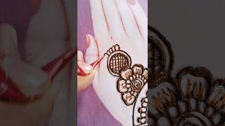 Easy back hand mehndi design mehndi mehndidesign shorts trandingshorts viralshort [upl. by Emerald]