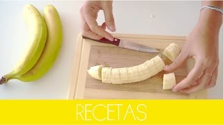 RECETAS  Helado saludable 100 natural [upl. by Ayhtin]