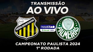 EM ESTREIA PALMEIRAS EMPATA COM NOVORIZONTINO POR 1 A 1  CAMPEONATO PAULISTA [upl. by Rosane]