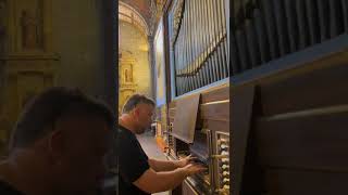 Baroque organ testing in Funchal Madeira [upl. by Kinson751]