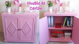 Tutorial mueble de cartón vintage  Mery [upl. by Gerson]