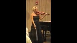 Heather Broadbent plays Danse Macabre for solo violin by Camille Saint Saens [upl. by Beaufort]