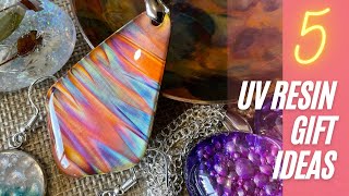 5 UV Resin Gift Ideas  Christmas Inspiration [upl. by Saree]