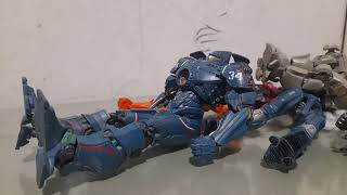 Pacific Rim All 4 Jaegers vs Obsidian Fury Stop Motion [upl. by Askwith]