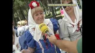 Chotis pasodobles rosquillas romería misa procesión y limonada en San Isidro de Alcobendas [upl. by Imailiv]