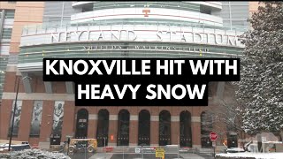 01152024 Knoxville Tennessee  Knoxville Heavy Snow and travel [upl. by Akeryt240]