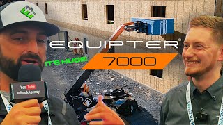 NEW Equipter 7000 Giant Boom Lift Trailer for Roofing [upl. by Collete568]