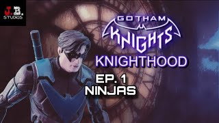 GOTHAM KNIGHTS Knighthood EP 1 “Ninjas” stopmotion gothamknights dccomics [upl. by Chatav]