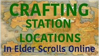 ★ Elder Scrolls Online CRAFTING STATION LOCATIONS Auridon ★ [upl. by Zelda]