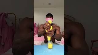 BLINDFOLDED SWIRLING COMPETITION shortsvideo asmr swirling satisfying competition funny [upl. by Ahsiyn]