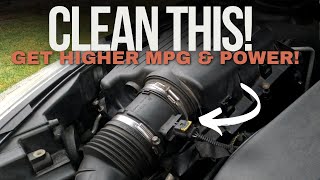 How To Clean Mass Air Flow Sensor MAF Sensor P2282 Restore Power [upl. by Akinod]