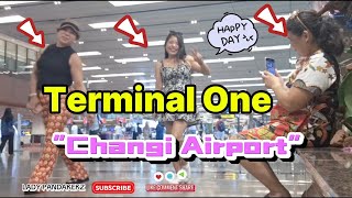 TERMINAL 1 CHANGI AIRPORT  ANG LINIS TALAGA NG AIRPORT  LADY PANDAKEKZ  changiairport video [upl. by Sjoberg]