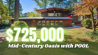 MidCentury Modern Oasis  3852 Foxford Dr Atlanta GA [upl. by Drabeck]